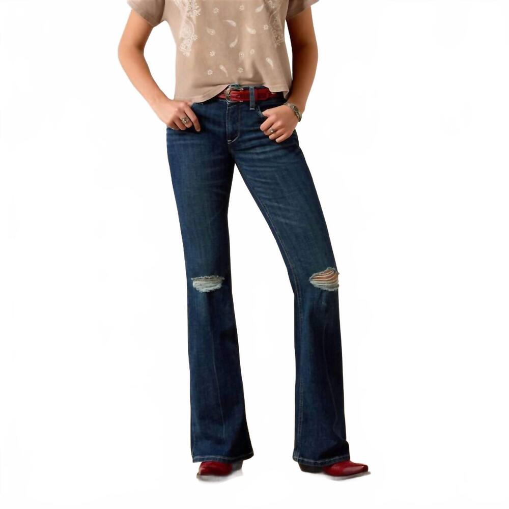 NEW ARIAT perfect rise christine flare jeans in siren
